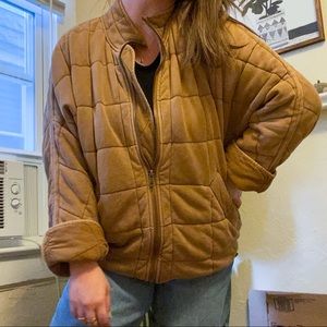 Free People Dolman Quilted Jacket